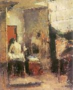 Olga Boznanska In atelier oil on canvas